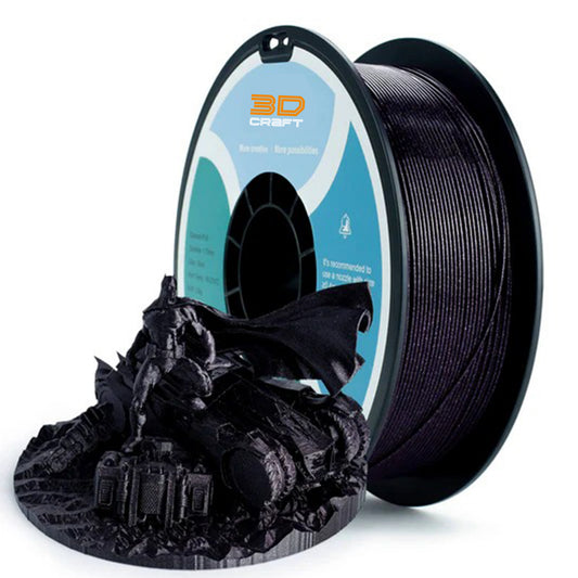 3D Craft Glitter Diamond  PLA Filament 1.75mm, Black