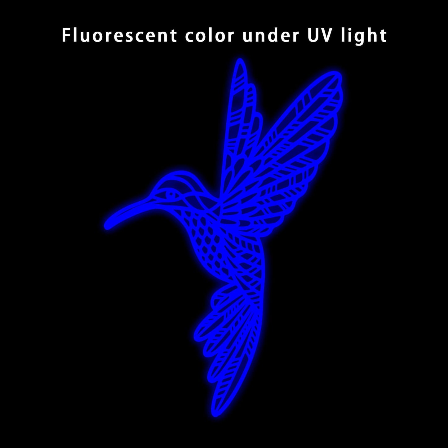 3D Craft  Fluorescence PLA Filament 1.75mm, Fluo Blue