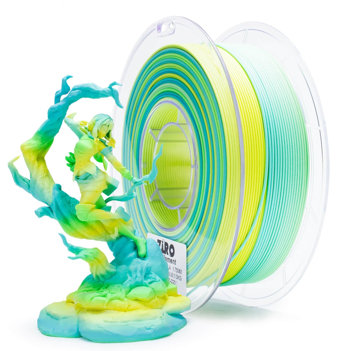 3D Craft Fast Gradient Matte PLA Filament 1.75mm, Meadow Mirage