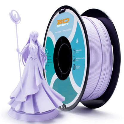 3D Craft Matte PLA Filament 1.75mm, Pastel Purple