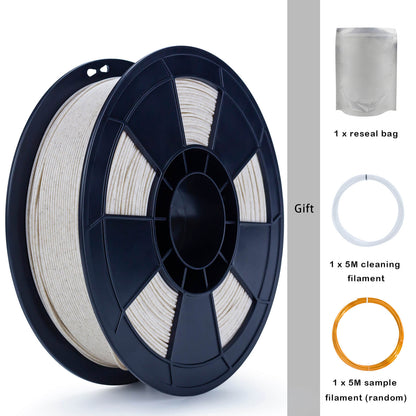 3D Craft Stone PLA Filament 1.75mm, Straw