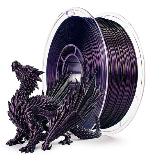 3D Craft Chameleon Series PLA Filament 1.75mm 1kg/2.2lb Spool , Forged Purple Luster