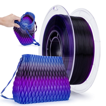 3D Craft Shore 95A Hardness TPU Filament 1.75mm, Flex Nightsky