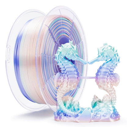 3D Craft Fast Gradient Silk PLA Filament 1.75mm, Pastel Pearl