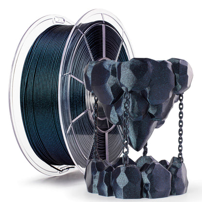 3D Craft Chameleon Series PLA Filament 1.75mm 1kg/2.2lb Spool , Moonlit Teal Luster