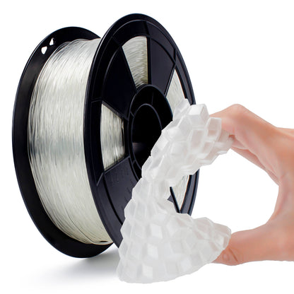 3D Craft Shore 95A Hardness TPU Filament 1.75mm, Transparent
