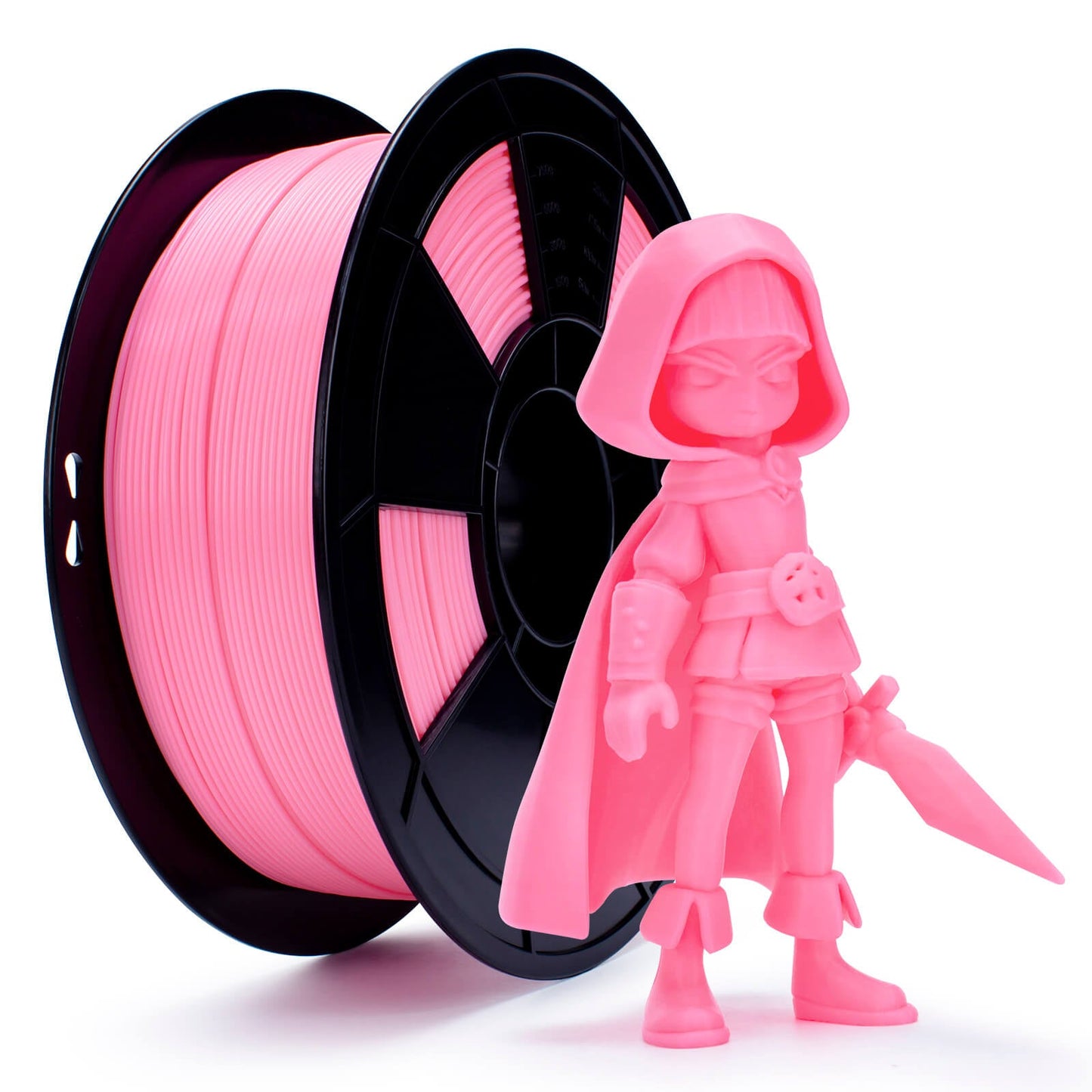 3D Craft Fluorescence PLA Filament 1.75mm, Fluo Pink