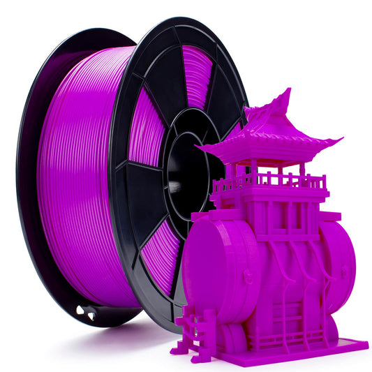 3D Craft  Fluorescence PLA Filament 1.75mm, Fluo Purple