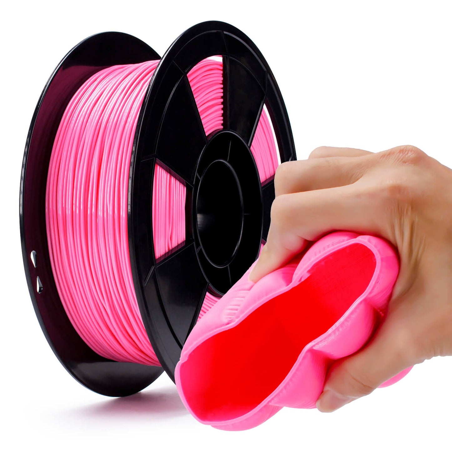 3D Craft  Shore 95A Hardness TPU Filament 1.75mm, Pink