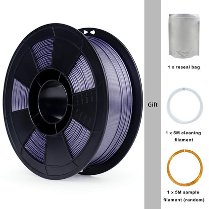 3D Craft Glitter Diamond  PLA Filament 1.75mm, Lavender