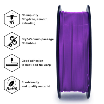 3D Craft  PLA PRO Basic Color Series Filament 1.75mm, Purple