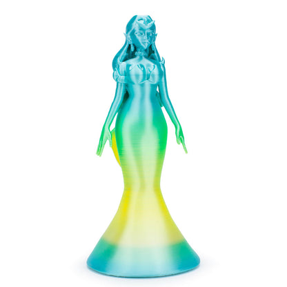 3D Craft Fast Gradient Silk PLA Filament 1.75mm, Lemon Shimmer