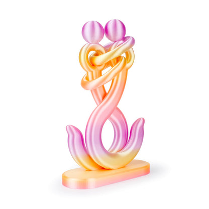 3D Craft  Fast Gradient Silk PLA Filament 1.75mm, Personality Series- Sweet