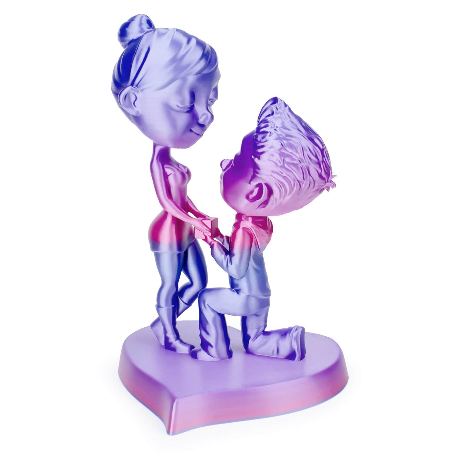 3D Craft Fast Gradient Silk PLA Filament 1.75mm, Personality Series- Romantic