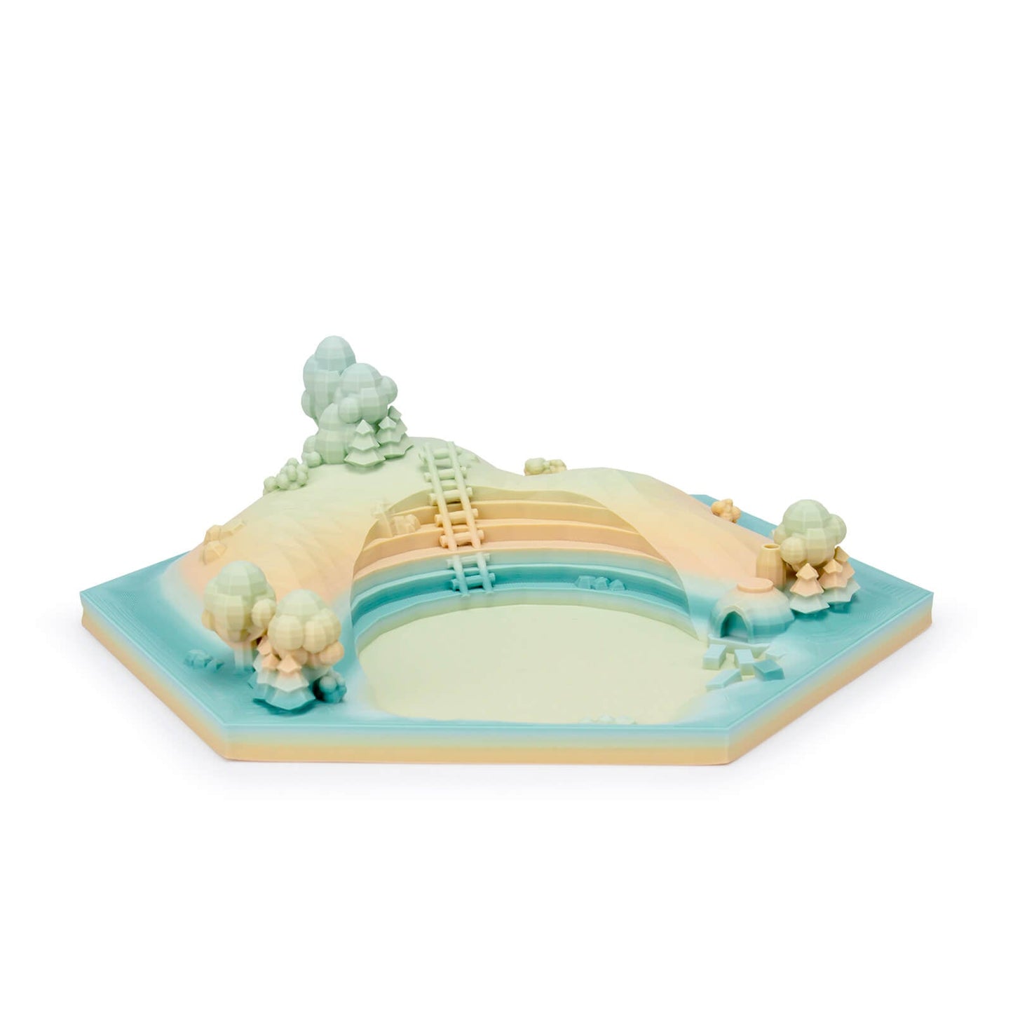 3D Craft Fast Gradient Matte PLA Filament 1.75mm, Cool Daybreak