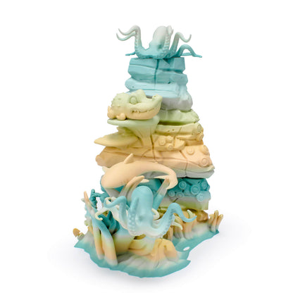 3D Craft Fast Gradient Matte PLA Filament 1.75mm, Cool Daybreak