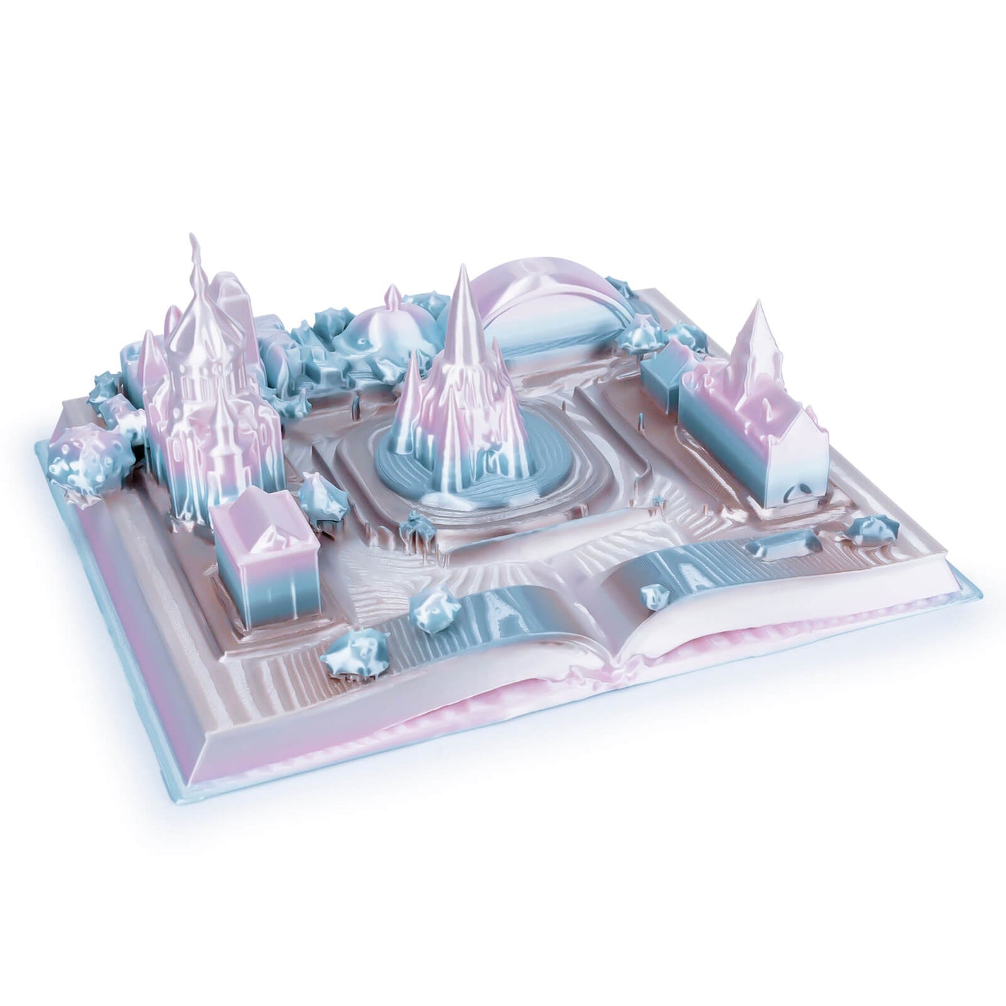 3D Craft Fast Gradient Silk PLA Filament 1.75mm, Lunar Bloom