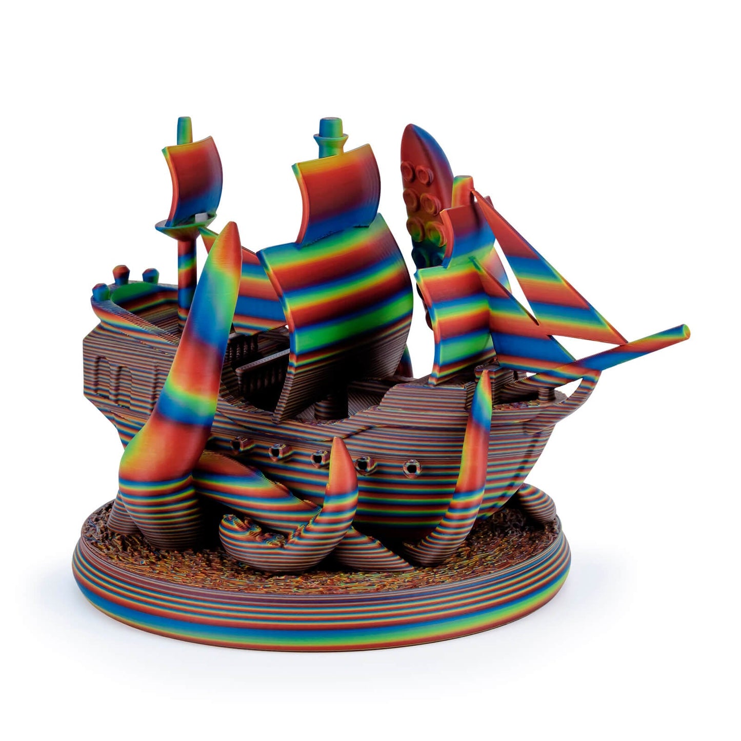 3D Craft  Stripes Matte PLA Fast Color Change Filament 1.75mm 1kg/2.2lb Spool , Carnival Stripes