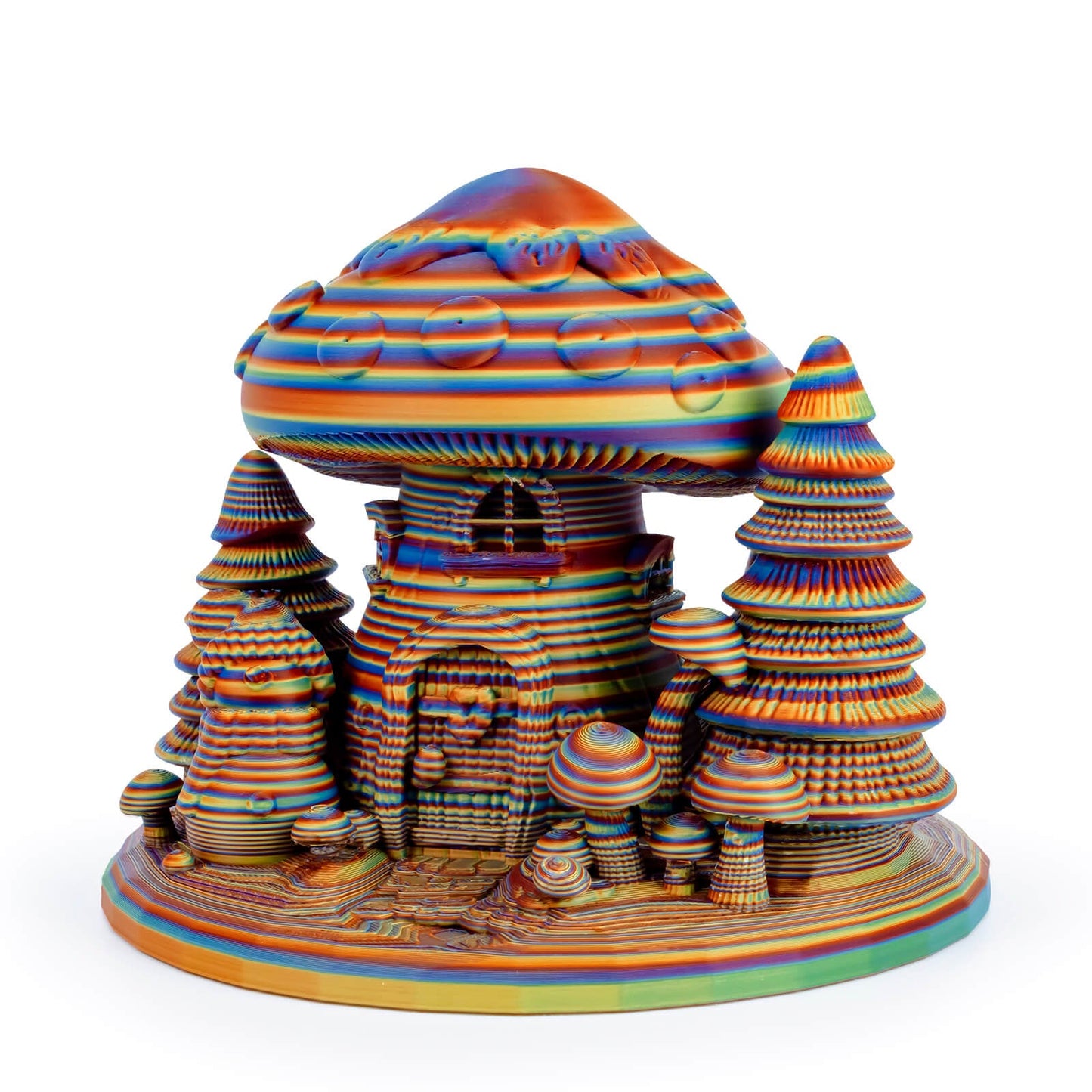 3D Craft  Stripes Matte PLA Fast Color Change Filament 1.75mm 1kg/2.2lb Spool , Carnival Stripes