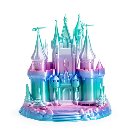 3D Craft Fast Gradient Silk PLA Filament 1.75mm, Aqua Sky