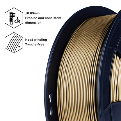 3D Craft  Metal PLA Filament 1.75mm, Copper