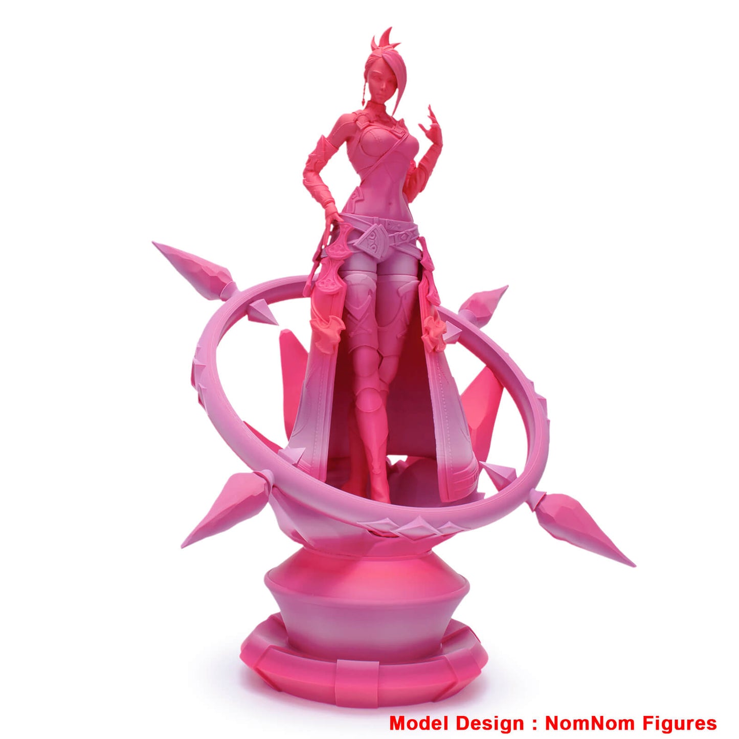 3D Craft Fast Gradient Matte PLA Filament 1.75mm, Pink Hydrangea