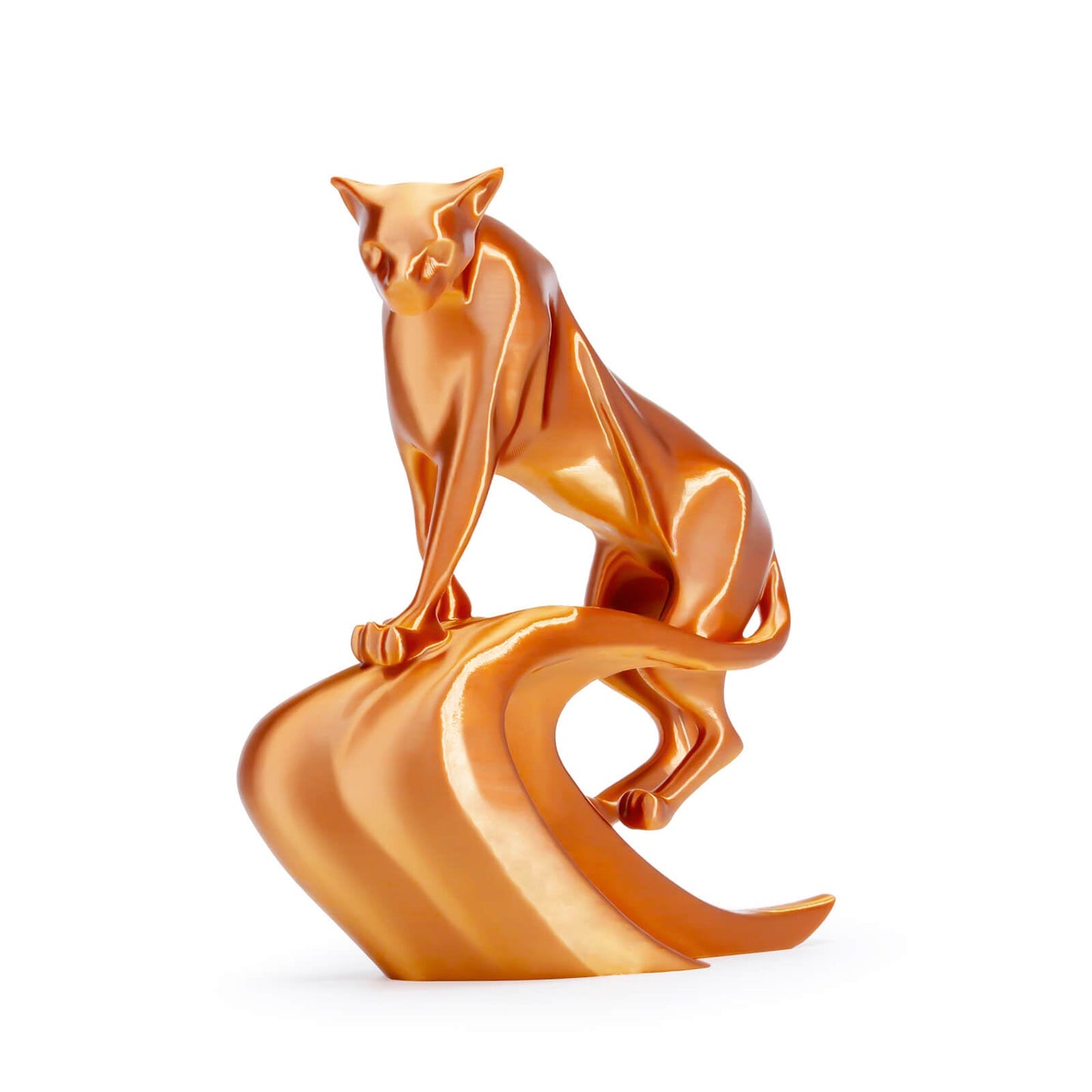 3D Craft Silk PLA Filament 1.75mm, Red Copper