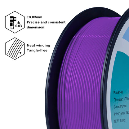 3D Craft  PLA PRO Basic Color Series Filament 1.75mm, Purple