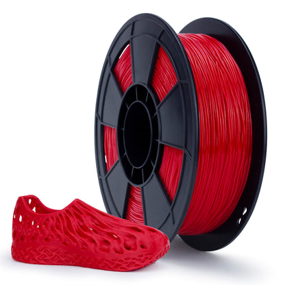 3D Craft Shore 95A Hardness TPU Filament 1.75mm, Red
