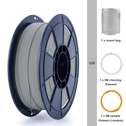 3D Craft Matte PLA Filament 1.75mm, Gray