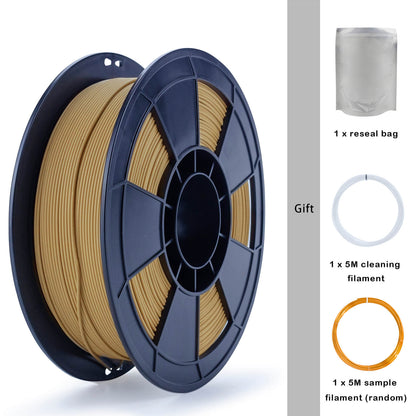 3D Craft Matte PLA Filament 1.75mm, Wood