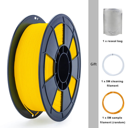 3D Craft Matte PLA Filament 1.75mm, Yellow