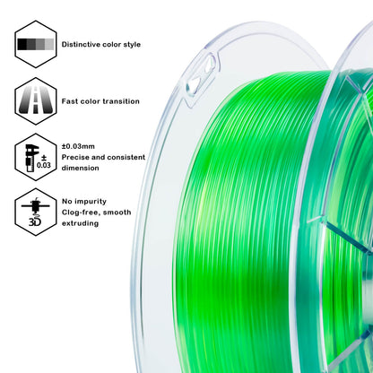 3D Craft Shore 95A Hardness TPU Filament 1.75mm, Flex Lime