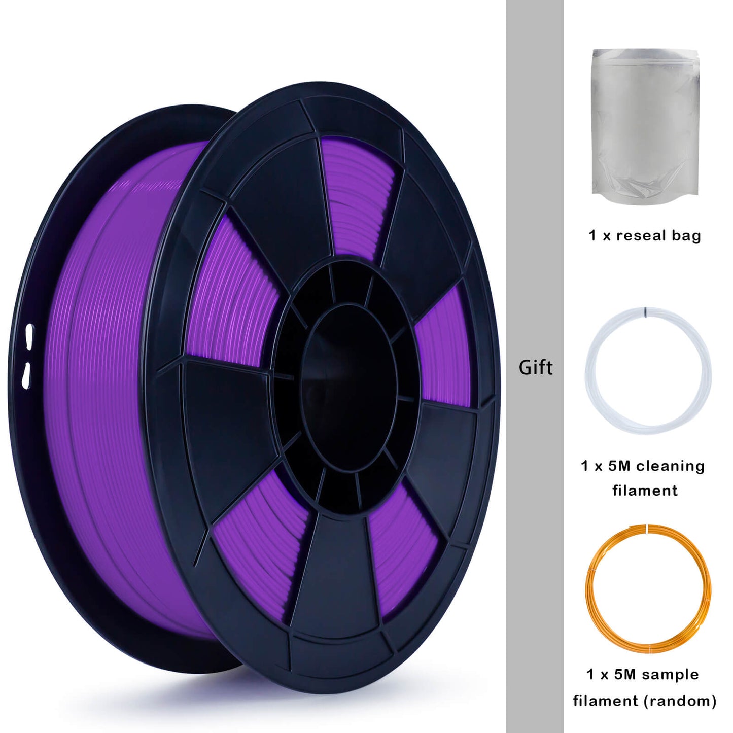 3D Craft  PLA PRO Basic Color Series Filament 1.75mm, Purple