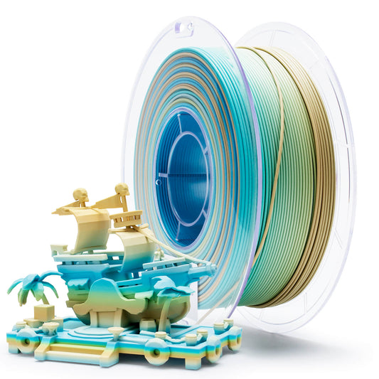 3D Craft Fast Gradient Matte PLA Filament 1.75mm, Beach