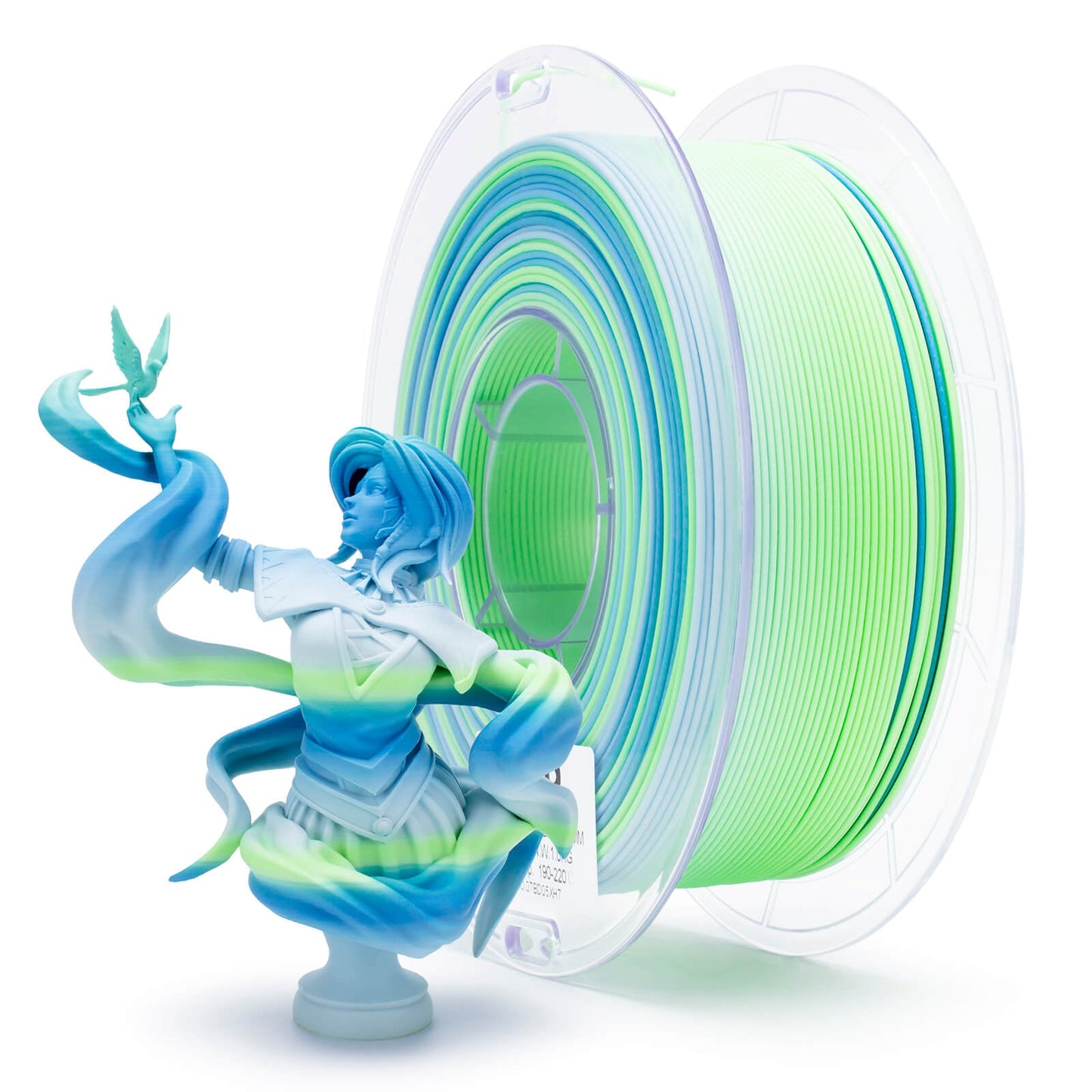 3D Craft Fast Gradient Matte PLA Filament 1.75mm, Ocean