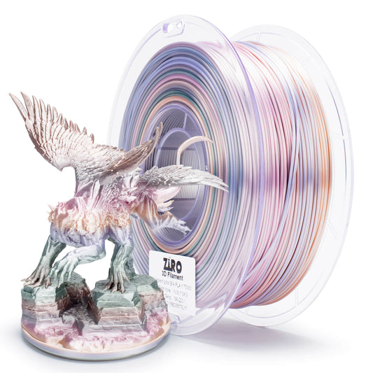 3D Craft Fast Gradient Silk PLA Filament 1.75mm, Earth Tone