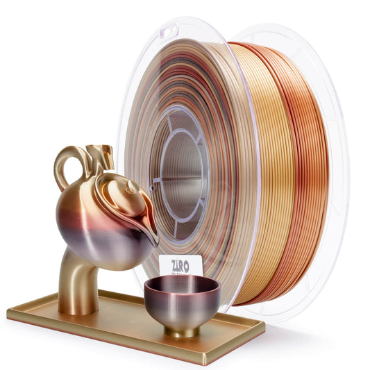 3D Craft Fast Gradient Silk PLA Filament 1.75mm, Ember