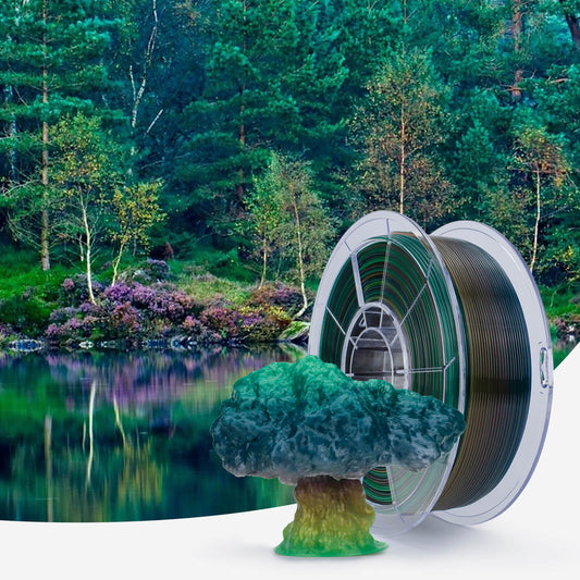 3D Craft  Gradient Translucent PLA Season Series Filament 1.75mm, Spring