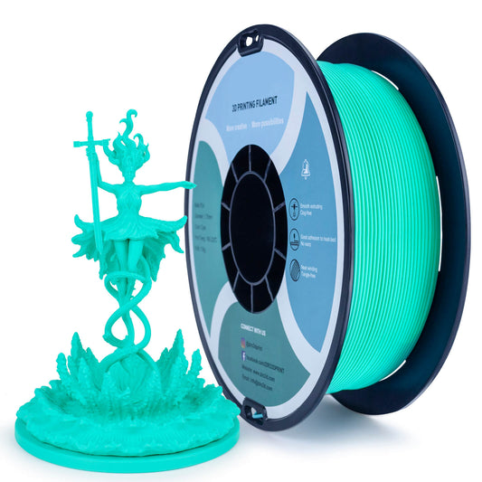3D Craft Matte PLA Filament 1.75mm, Cyan