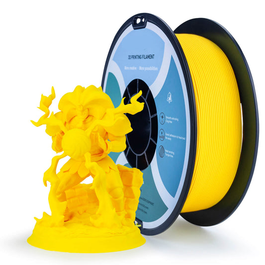 3D Craft Matte PLA Filament 1.75mm, Yellow