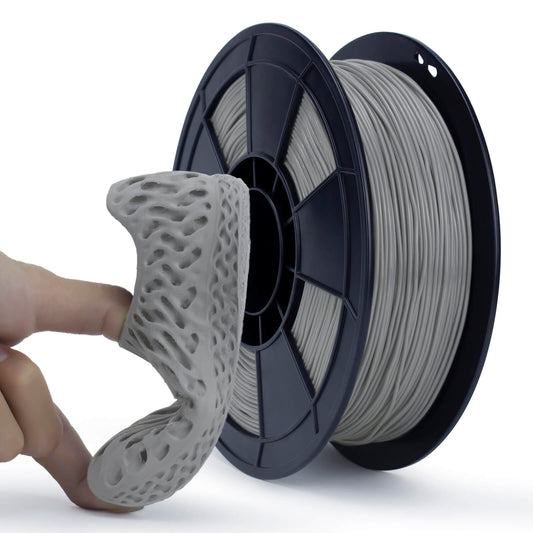 3D Craft Shore 95A Hardness TPU Filament 1.75mm, Gray