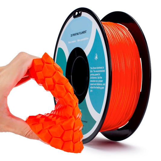 3D Craft Shore 95A Hardness TPU Filament 1.75mm, Orange