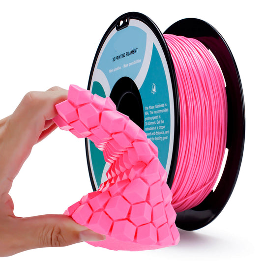 3D Craft  Shore 95A Hardness TPU Filament 1.75mm, Pink