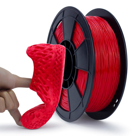 3D Craft Shore 95A Hardness TPU Filament 1.75mm, Red