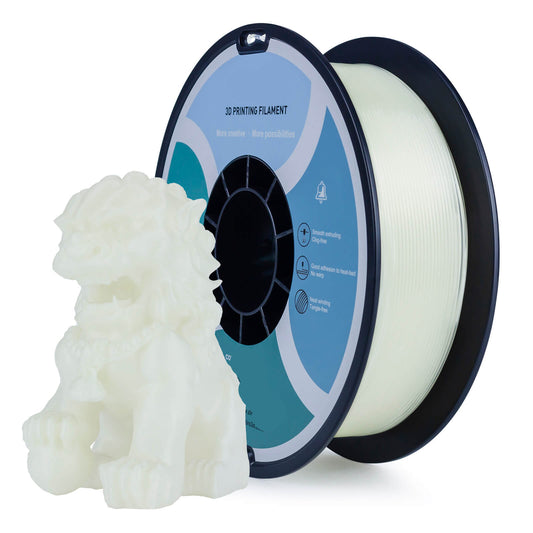 3D Craft  Translucent PLA Filament 1.75mm, Transparent